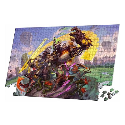 Plakát s puzzle KeyForge (1000 dílků)