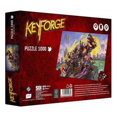 Plakát s puzzle KeyForge (1000 dílků)