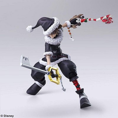 Kingdom Hearts II Bring Arts Action Figure Sora Christmas Town Ver. 15 cm