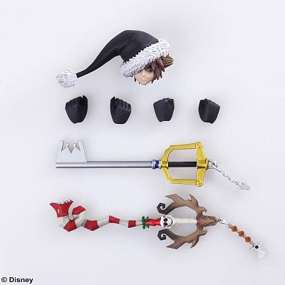 Kingdom Hearts II Bring Arts Action Figure Sora Christmas Town Ver. 15 cm --- DAMAGED PACKAGING