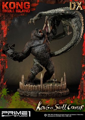 Kong Skull Island Statue Kong vs Skull Crawler Deluxe Version 80 cm
