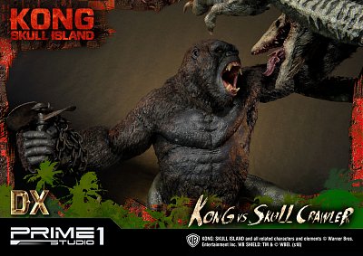 Kong Skull Island Statue Kong vs Skull Crawler Deluxe Version 80 cm