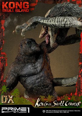 Kong Skull Island Statue Kong vs Skull Crawler Deluxe Version 80 cm