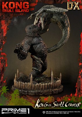 Kong Skull Island Statue Kong vs Skull Crawler Deluxe Version 80 cm