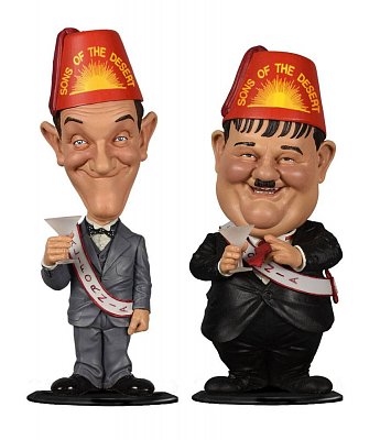Laurel and Hardy Mini Bobble-Head 2-Pack Sons of the Desert 8 cm