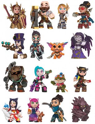 League of Legends Mystery Minis Vinyl Mini Figures 6 cm Display (12)