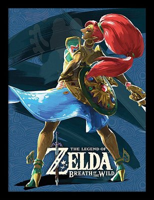 Legend of Zelda Breath of the Wild Framed Poster Divine Beast Vah Nabori 45 x 33 cm