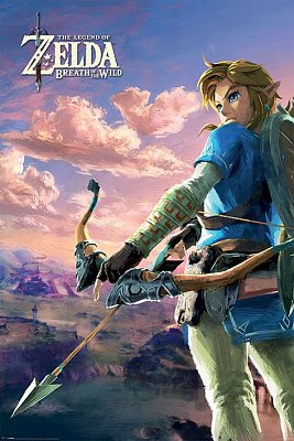 Legend of Zelda Breath of the Wild Balík plakátů, Hyrule Scene Landscape 61 x 91 cm (5)