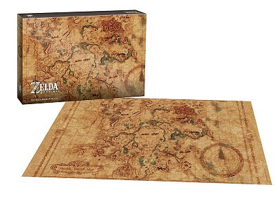 Legend of Zelda Breath of the Wild Puzzle Hyrule Map