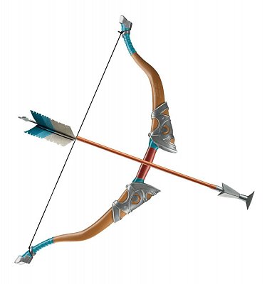 Legend of Zelda Breath of the Wild Roleplay-Replica Traveler\'s Bow and Arrow 65 cm