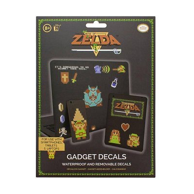 Legend of Zelda Gadget Decals 8 Bit