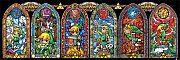 Legend of Zelda Mini Poster Pack Stained Glass 30 x 90 cm (5)
