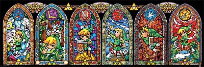 Legend of Zelda Mini Poster Pack Stained Glass 30 x 90 cm (5)