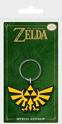 Legend of Zelda Rubber Keychain Triforce 6 cm