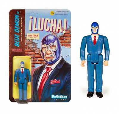 Legends of Lucha Libre ReAction Action Figure Blue Demon Jr. in Suit 10 cm