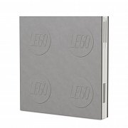 LEGO Notebook with Pen Grey