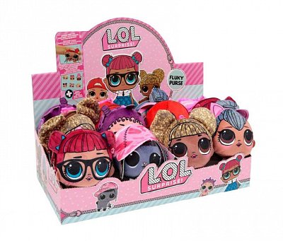 L.O.L. Surprise! Fluky Purse Plush Hangers 11 cm Display (24)