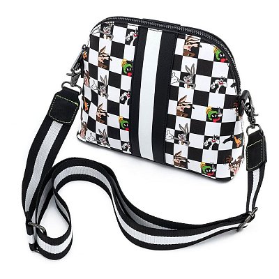 Looney Tunes by Loungefly Crossbody B&W Check Character