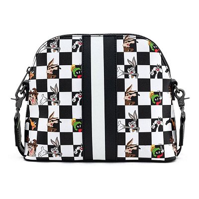 Looney Tunes by Loungefly Crossbody B&W Check Character