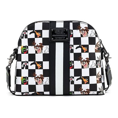 Looney Tunes by Loungefly Crossbody B&W Check Character