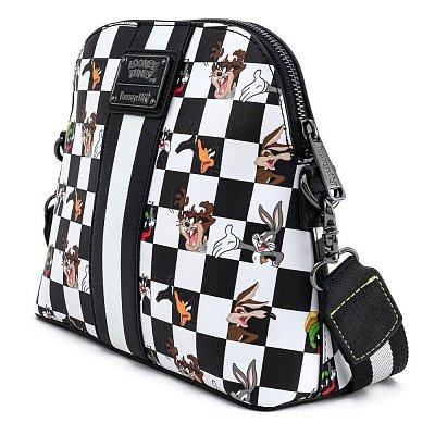 Looney Tunes by Loungefly Crossbody B&W Check Character