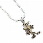 Looney Tunes Pendant & Necklace Wile E. Coyote (silver plated)