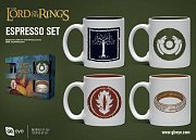 Lord of the Rings Espresso Mugs 4-Pack Symbols