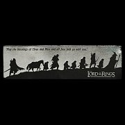 Lord of the Rings Leather Bookmark Fellowship Silhouette