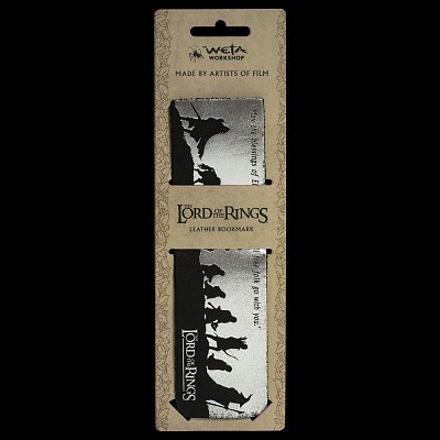 Lord of the Rings Leather Bookmark Fellowship Silhouette