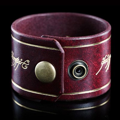 Lord of the Rings Leather Cuff The One Ring Inscription