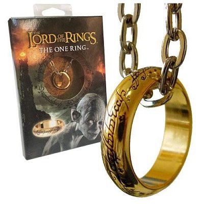 Lord of the Rings Ring with Chain The One Ring (Sterling Silver)