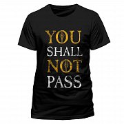 Lord of the Rings T-Shirt You Shall Not Pass Text