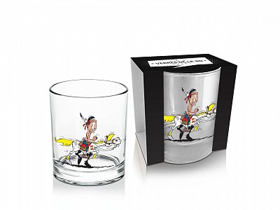 Lucky Luke Whisky Glass Luke & Jolly Jumper #1