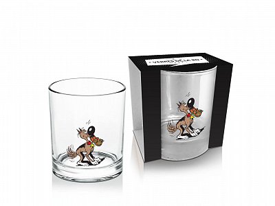 Lucky Luke Whisky Glass Rantanplan --- DAMAGED PACKAGING