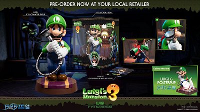 Luigi's Mansion 3 PVC socha Luigi 23 cm
