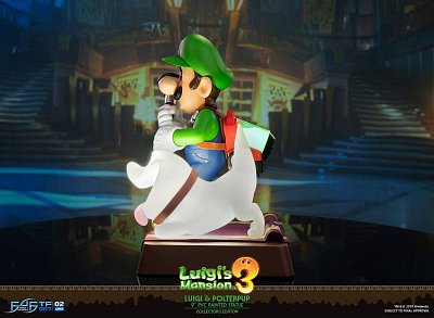 Luigi's Mansion 3 PVC socha Luigi a Polterpup sběratelská edice 23 cm