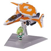 Macross Delta Tiny Session Vehicle mit Action Figure VF-31F Siegfried (Messer Ihlefeld Use) with Kaname Buccaneer 10 cm