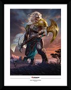 Magic the Gathering Framed Poster Ajani Strength of the Pride