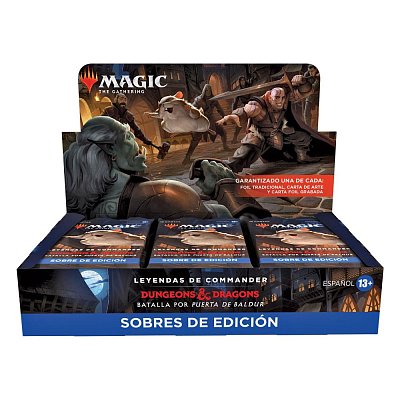 Magic the Gathering Leyendas de Commander: Batalla por Puerta de Baldur Set Booster Display (18) španělština