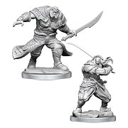 Magic the Gathering Sortiment nenabarvených miniatur Zurgo Helmsmasher & Unyielding Krumar (2)