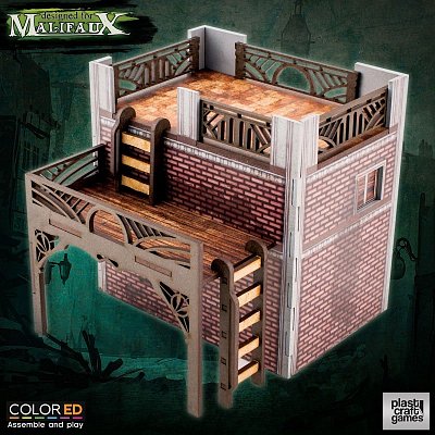 Malifaux ColorED Miniature Gaming Model Kit 32 mm Old Town Building