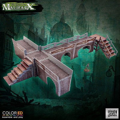 Malifaux ColorED Miniature Gaming Model Kit 32 mm Sewers Walkway Set
