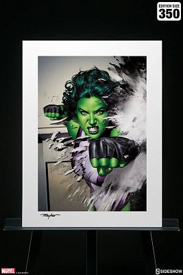 Marvel umělecký tisk She-Hulk 46 x 61 cm - nezarámované