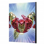 Marvel Avengers Collection Wooden Wall Art Tony Stark: Iron Man 1 - Alex Ross 40 x 60 cm