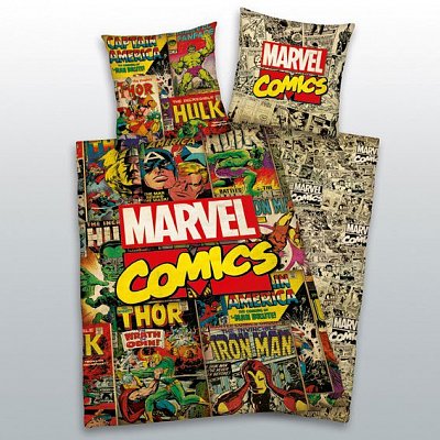 Marvel Comics Duvet Set Cover 135 x 200 cm / 80 x 80 cm