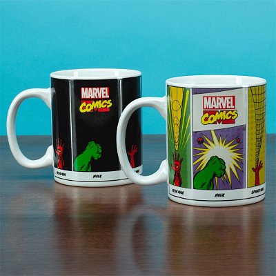 Marvel Comics Heat Change Mug Super Powers
