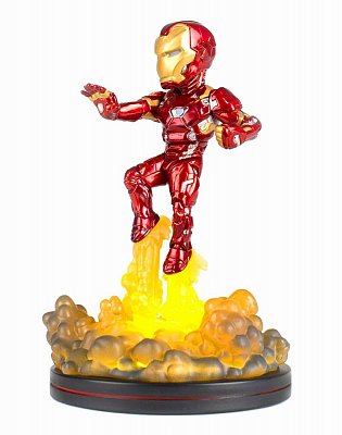 Marvel Comics Light-Up Q-Fig Figure Iron Man 14 cm --- DAMAGED PACKAGING