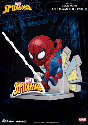 Marvel Comics Mini Egg Attack Figure Spider-Man Peter Parker 8 cm --- DAMAGED PACKAGING