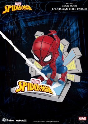 Marvel Comics Mini Egg Attack Figure Spider-Man Peter Parker 8 cm --- DAMAGED PACKAGING