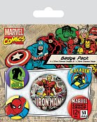 Marvel Comics Odznáčky Iron Man - 5 kusů